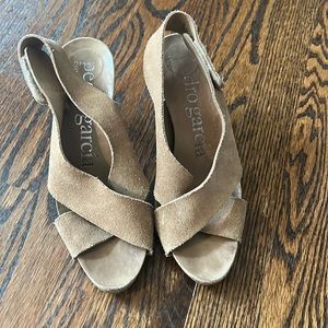 Suede, Pedro Garcia sandal size 37